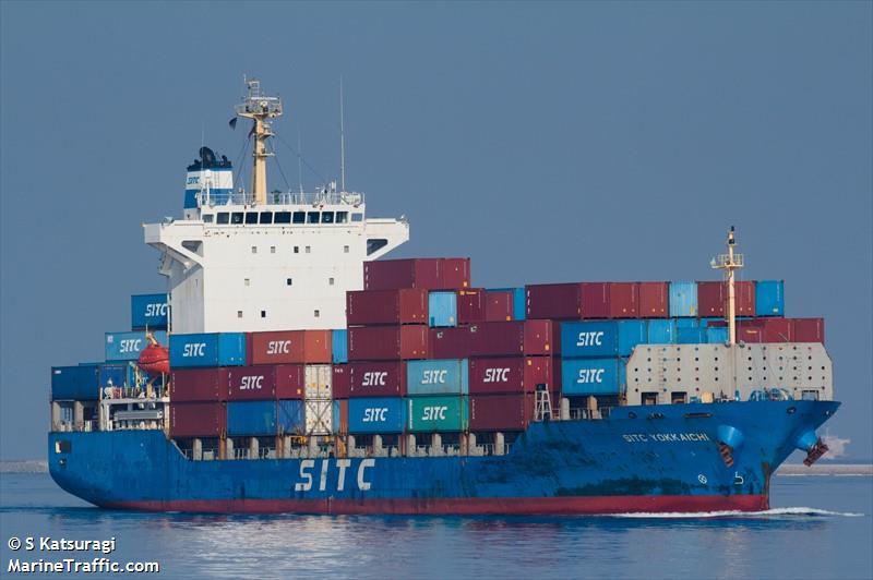 sitc yokkaichi (Container Ship) - IMO 9638331, MMSI 477190700, Call Sign VRLI6 under the flag of Hong Kong