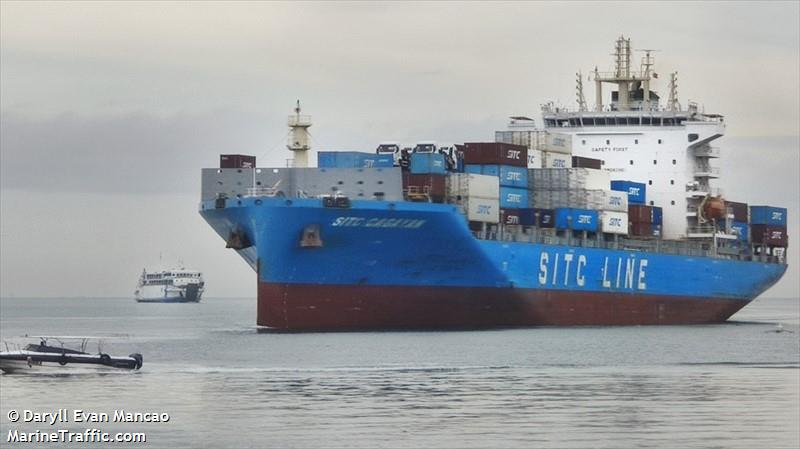 sitc cagayan (Container Ship) - IMO 9845740, MMSI 477468200, Call Sign VRTC5 under the flag of Hong Kong
