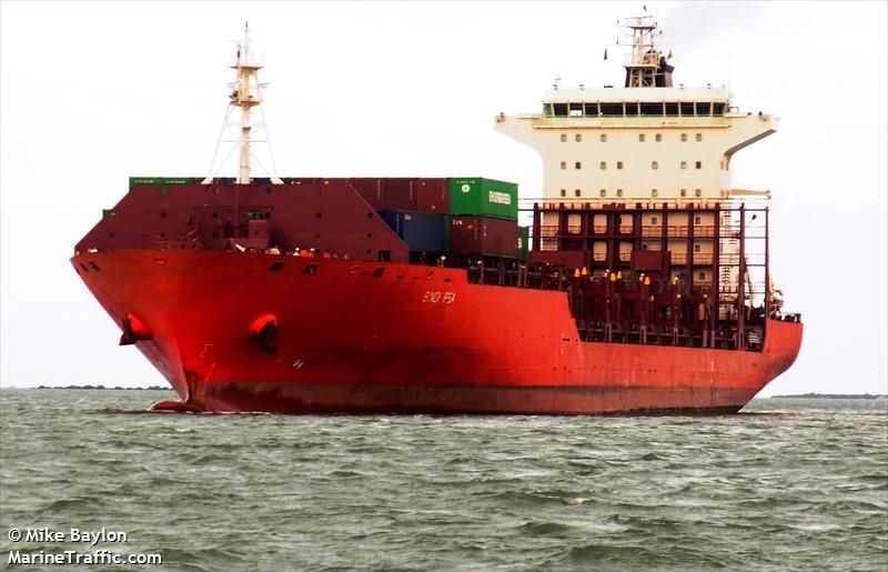 bindi ipsa (Container Ship) - IMO 9593517, MMSI 538005242, Call Sign V7CC7 under the flag of Marshall Islands
