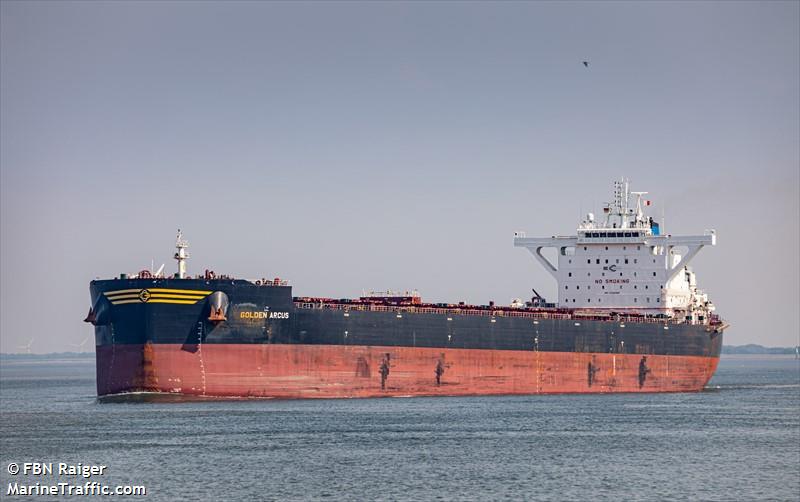 golden arcus (Bulk Carrier) - IMO 9743162, MMSI 538007733, Call Sign V7PU5 under the flag of Marshall Islands