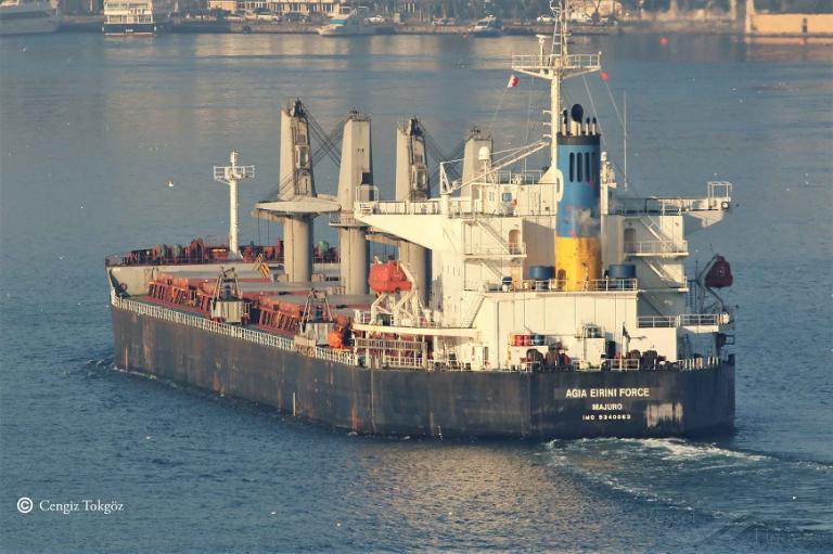 agia eirini force (Bulk Carrier) - IMO 9340063, MMSI 538008251, Call Sign V7A2144 under the flag of Marshall Islands