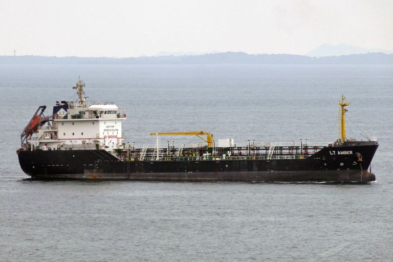 lt amber (Bitumen Tanker) - IMO 9824863, MMSI 563037700, Call Sign 9V5431 under the flag of Singapore