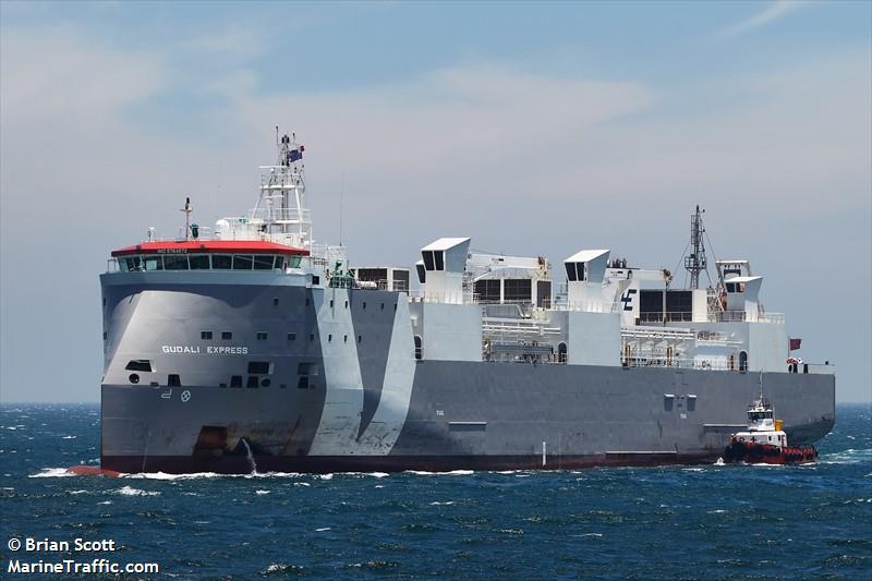 gudali express (Livestock Carrier) - IMO 9764972, MMSI 564168000, Call Sign 9V3939 under the flag of Singapore