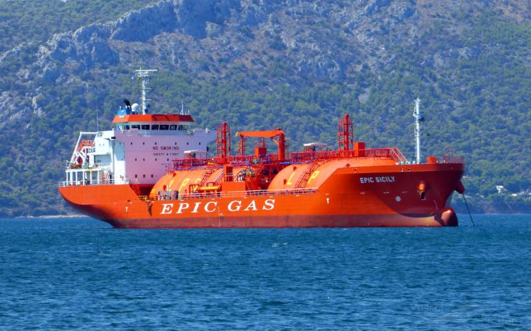 epic sicily (LPG Tanker) - IMO 9711482, MMSI 565859000, Call Sign 9V2831 under the flag of Singapore