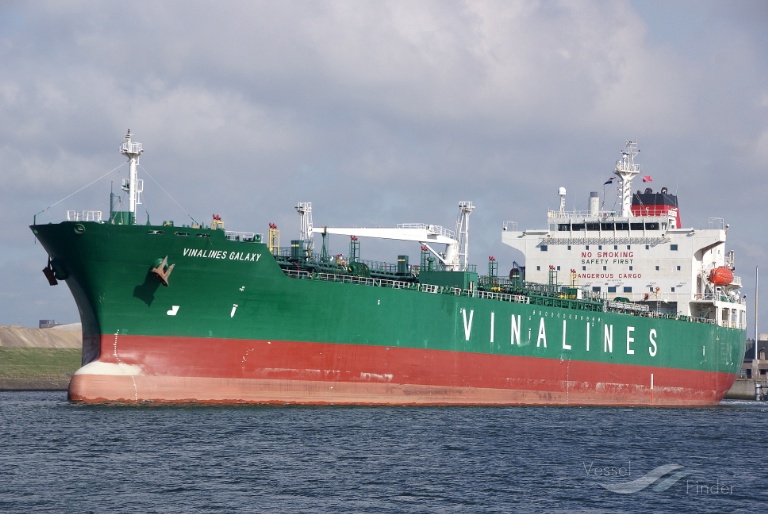 mt vinalines galaxy (Oil Products Tanker) - IMO 9337339, MMSI 574002000, Call Sign 3WRA under the flag of Vietnam