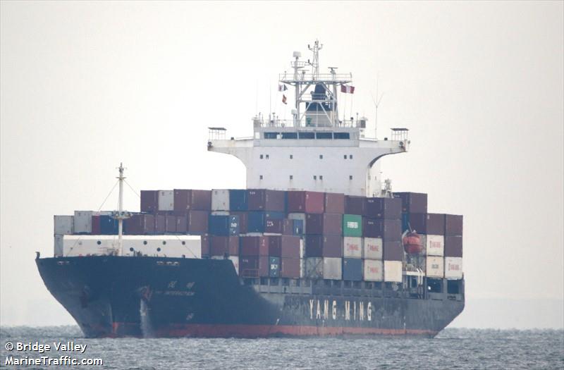 ym interaction (Container Ship) - IMO 9333993, MMSI 636013119, Call Sign A8KS7 under the flag of Liberia