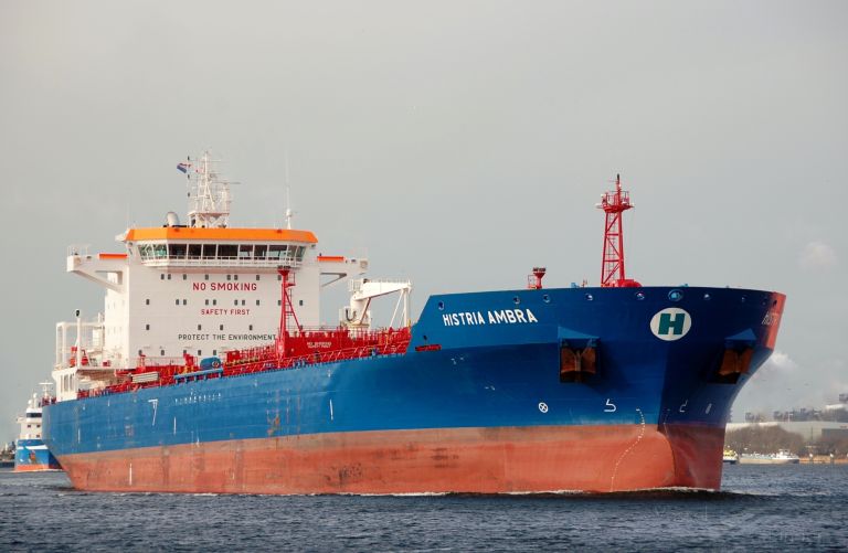 histria ambra (Chemical/Oil Products Tanker) - IMO 9607631, MMSI 636016017, Call Sign D5DZ9 under the flag of Liberia