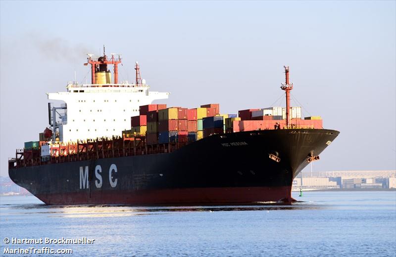 msc messina (Container Ship) - IMO 9074042, MMSI 636016066, Call Sign D5EF8 under the flag of Liberia