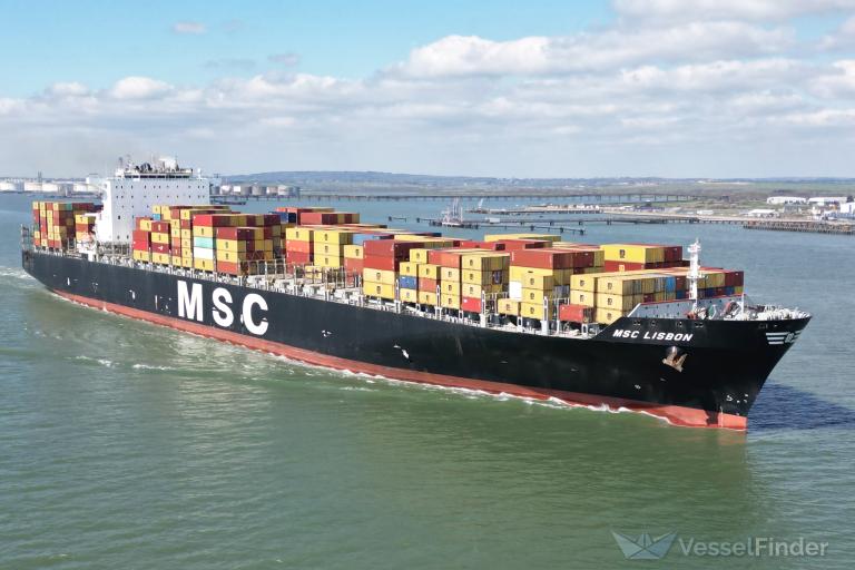msc lisbon (Container Ship) - IMO 9304459, MMSI 636018079, Call Sign A8LL9 under the flag of Liberia