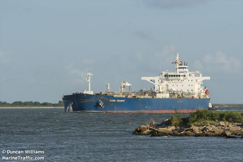 sigma triumph (Crude Oil Tanker) - IMO 9410650, MMSI 636091686, Call Sign A8RO5 under the flag of Liberia