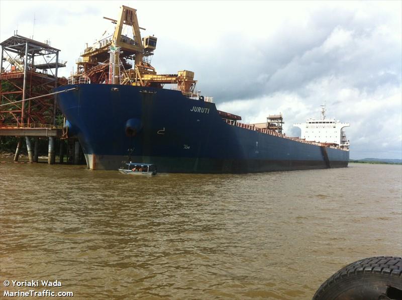 juruti (Bulk Carrier) - IMO 9473339, MMSI 710008790, Call Sign PPSW under the flag of Brazil