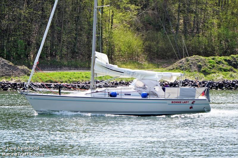 bonnie lady (Sailing vessel) - IMO , MMSI 211160340, Call Sign DK4741 under the flag of Germany