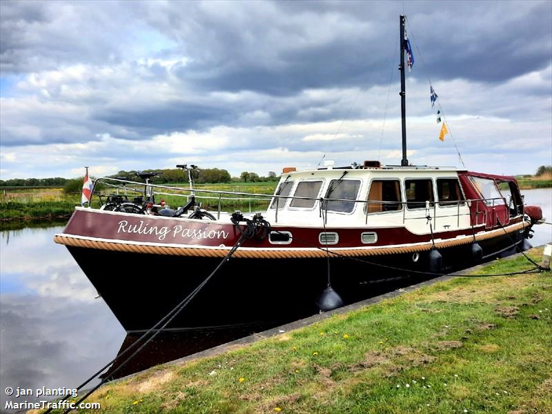 ruling passion (Pleasure craft) - IMO , MMSI 244723826, Call Sign PI 9356 under the flag of Netherlands