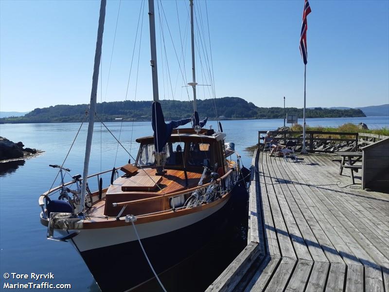 elida (Sailing vessel) - IMO , MMSI 257809750, Call Sign LN4373 under the flag of Norway