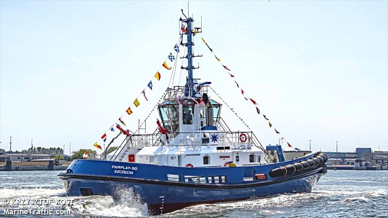 fairplay-90 (Tug) - IMO 9920485, MMSI 261003546, Call Sign SNOH under the flag of Poland