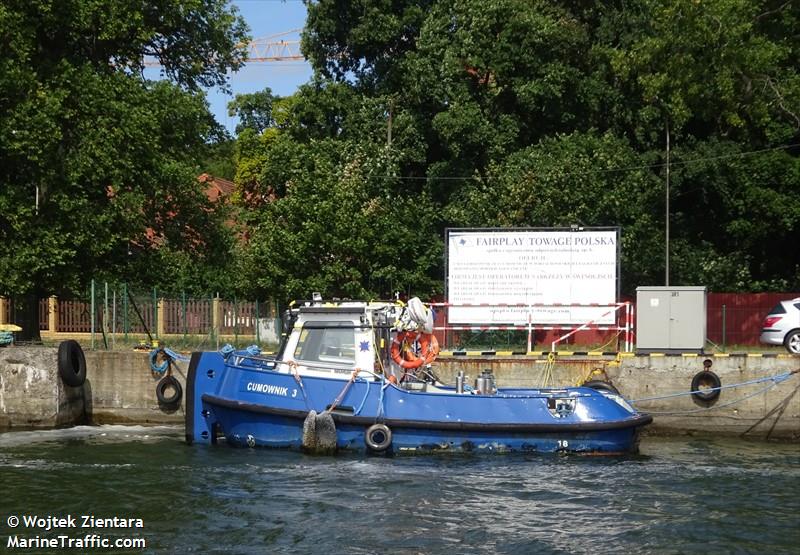 cumownik 3 (Tug) - IMO , MMSI 261039070, Call Sign SPG4678 under the flag of Poland