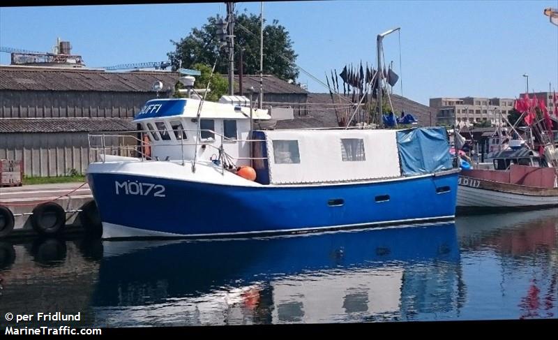 mo172 buffi (Fishing vessel) - IMO , MMSI 265519720, Call Sign SFC9886 under the flag of Sweden