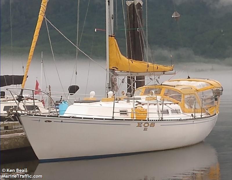 eos iii (Pleasure craft) - IMO , MMSI 316013968 under the flag of Canada