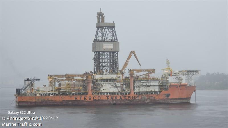 etesco takatsugu j (Drilling Ship) - IMO 9525235, MMSI 373127000, Call Sign 3EVF under the flag of Panama