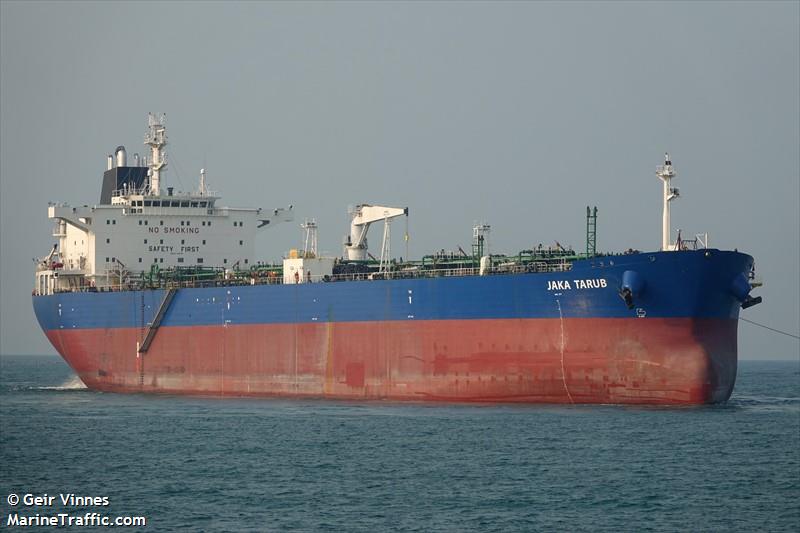 jaka tarub (Crude Oil Tanker) - IMO 9176761, MMSI 525121038, Call Sign YDXS2 under the flag of Indonesia