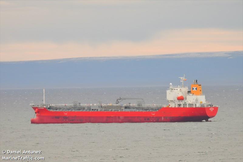 sparrowhawk (Chemical/Oil Products Tanker) - IMO 9956903, MMSI 538010560, Call Sign V7A6217 under the flag of Marshall Islands