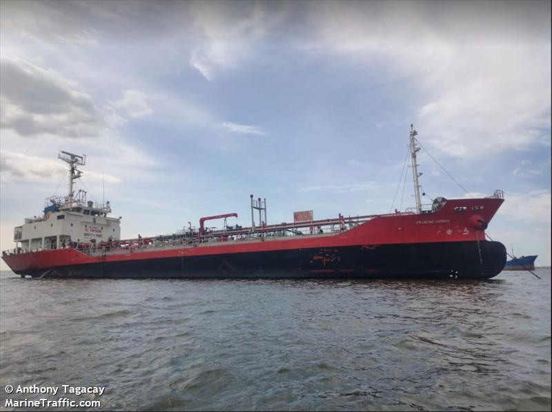 francine hannah (Oil Products Tanker) - IMO 9442196, MMSI 548421100, Call Sign 4DEL4 under the flag of Philippines
