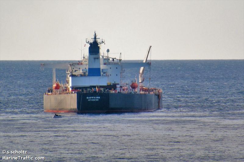 sapphira (Crude Oil Tanker) - IMO 9336983, MMSI 636022750, Call Sign 5LKG8 under the flag of Liberia
