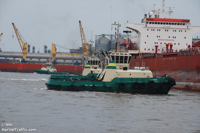 zaranda (Tug) - IMO 9252723, MMSI 657011001, Call Sign 5NGN2 under the flag of Nigeria