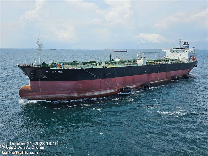 matrix asa (Crude Oil Tanker) - IMO 9183582, MMSI 657148200, Call Sign 5NUY4 under the flag of Nigeria