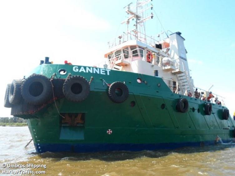 gannet (Tug) - IMO 9412141, MMSI 657164900, Call Sign 5OFN under the flag of Nigeria