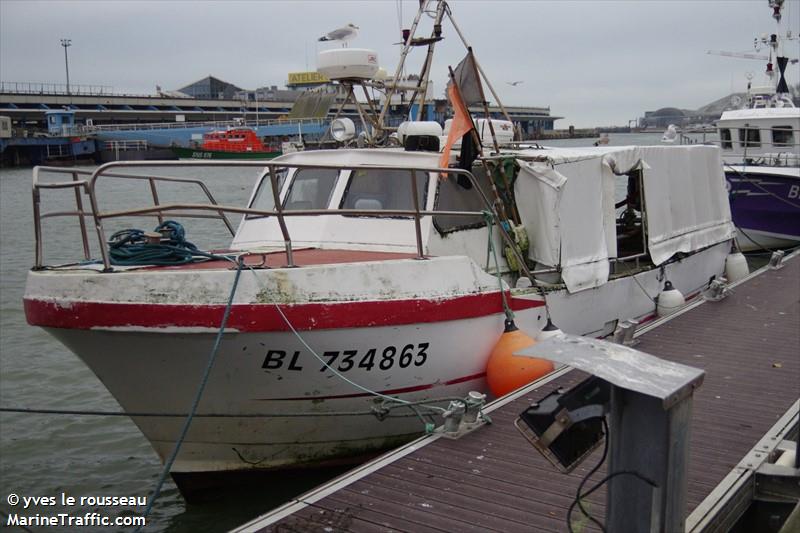 fv quengoalex (Fishing vessel) - IMO , MMSI 227319270, Call Sign FI6040 under the flag of France