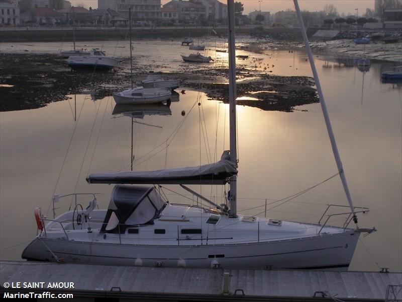 le saint amour (Sailing vessel) - IMO , MMSI 227635580, Call Sign FGE4032 under the flag of France