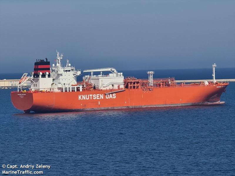 ravenna knutsen (LNG Tanker) - IMO 9874040, MMSI 228440900, Call Sign FMVF under the flag of France