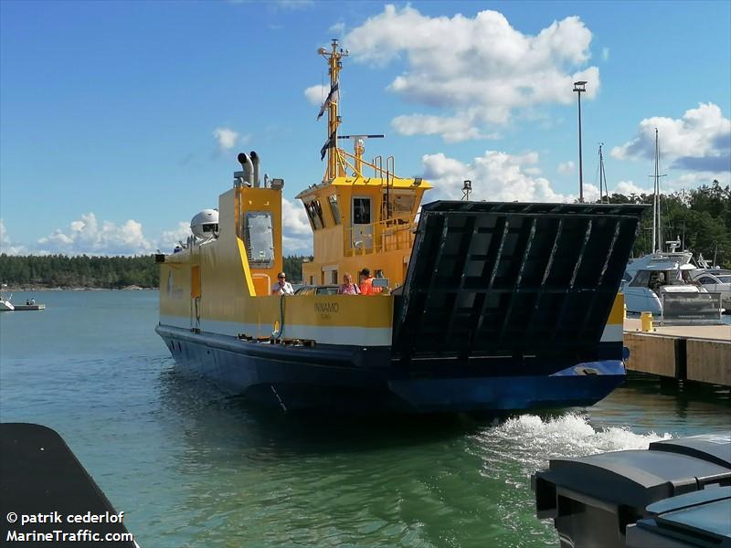 innamo (Passenger/Ro-Ro Cargo Ship) - IMO 9988437, MMSI 230175040, Call Sign OHA4140 under the flag of Finland