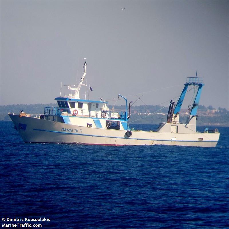 panagia p (Fishing Vessel) - IMO 8690382, MMSI 237885000, Call Sign SY2054 under the flag of Greece