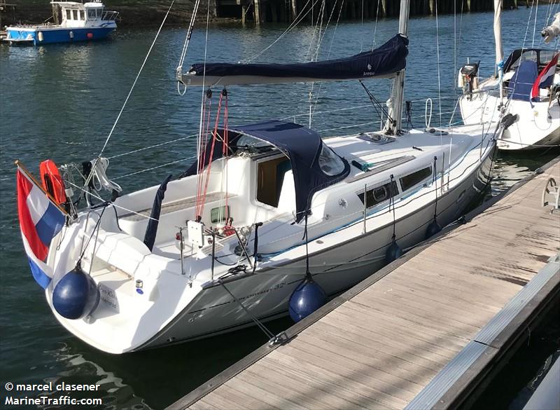 kees klots (Pleasure craft) - IMO , MMSI 244075394, Call Sign PG5394 under the flag of Netherlands