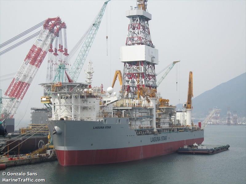 laguna star (Drilling Ship) - IMO 9534884, MMSI 371258000, Call Sign 3FLS6 under the flag of Panama