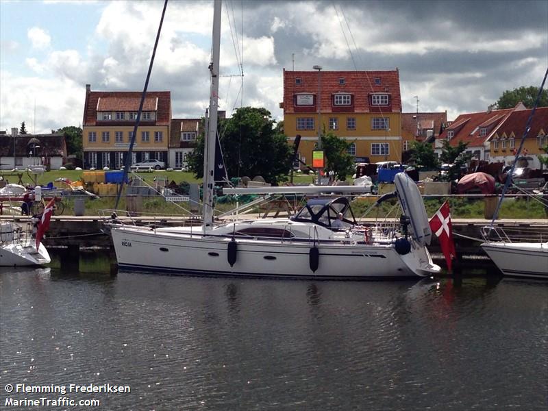 rioja (Sailing vessel) - IMO , MMSI 219023828, Call Sign XPD2743 under the flag of Denmark