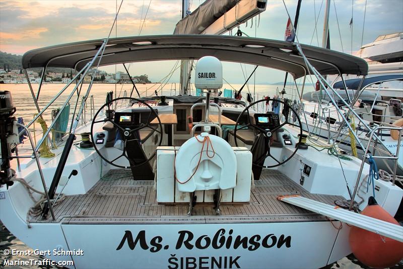 mrs.robinson (Sailing vessel) - IMO , MMSI 238211740, Call Sign 9A3531 under the flag of Croatia