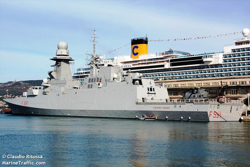 eunavfor warship (Cargo ship) - IMO , MMSI 247306900, Call Sign IAOK under the flag of Italy