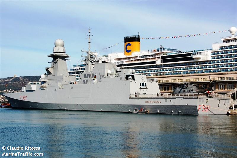 eunavfor warship (Cargo ship) - IMO , MMSI 247306900, Call Sign IAOK under the flag of Italy