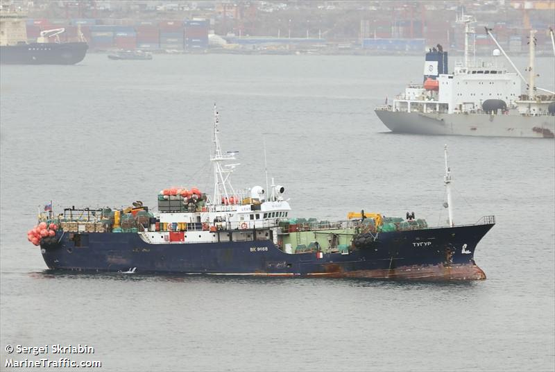 tugur (Fishing vessel) - IMO 8323331, MMSI 273444180, Call Sign UDQX under the flag of Russia
