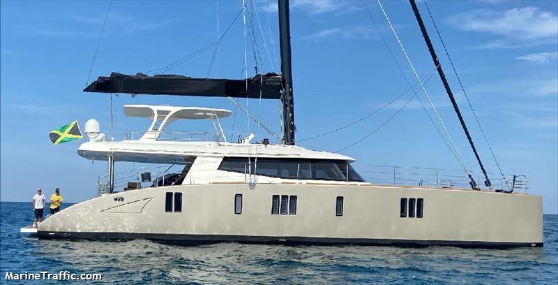 indablue (Pleasure craft) - IMO , MMSI 339062000 under the flag of Jamaica