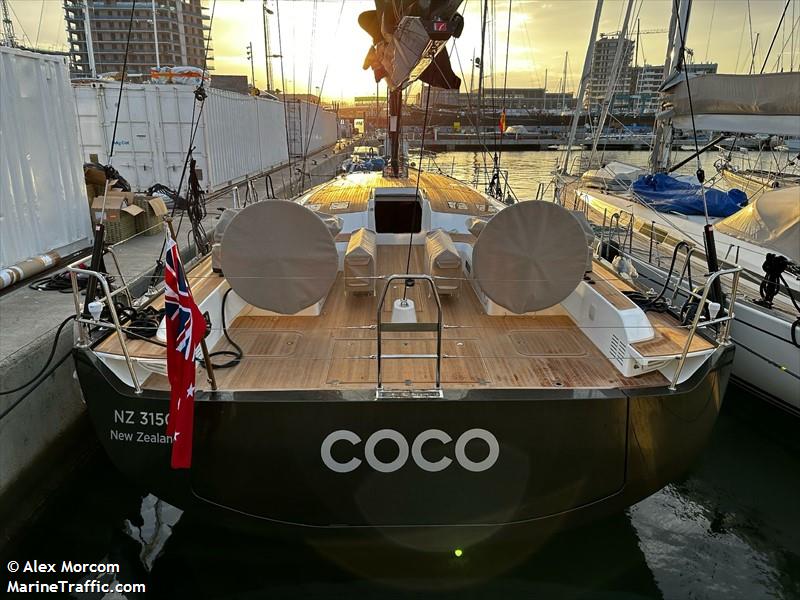 coco (Pleasure craft) - IMO , MMSI 512000579, Call Sign ZMS5559 under the flag of New Zealand