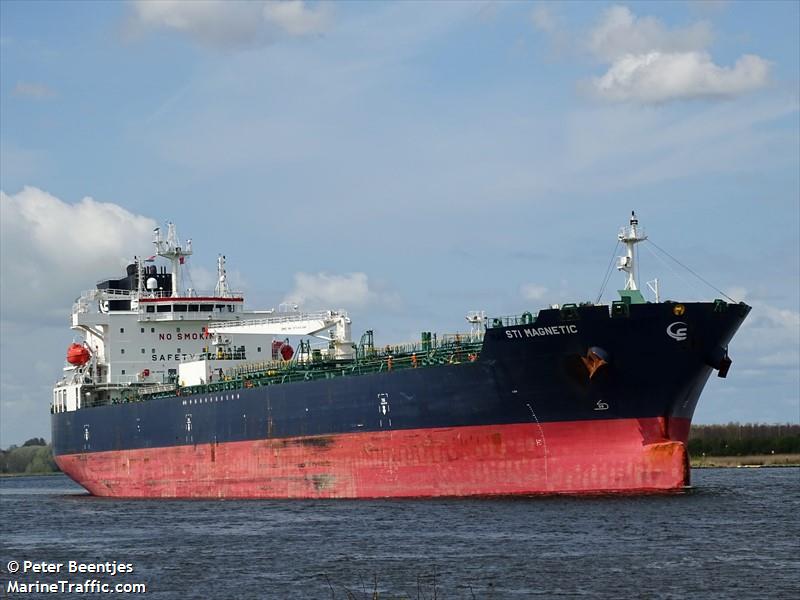 sti magnetic (Chemical/Oil Products Tanker) - IMO 9829485, MMSI 538010463, Call Sign V7A6077 under the flag of Marshall Islands