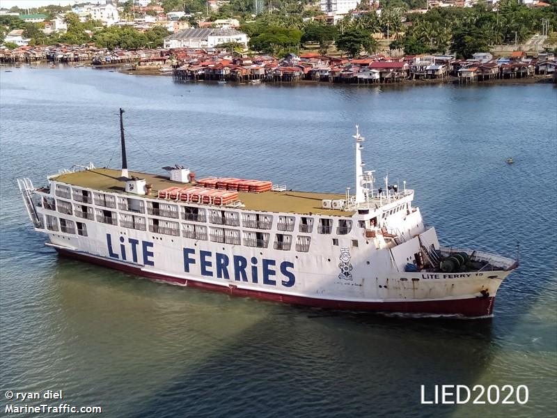mv lite ferry 15 (Vehicles Carrier) - IMO 7853286, MMSI 548506500, Call Sign DUH3111 under the flag of Philippines