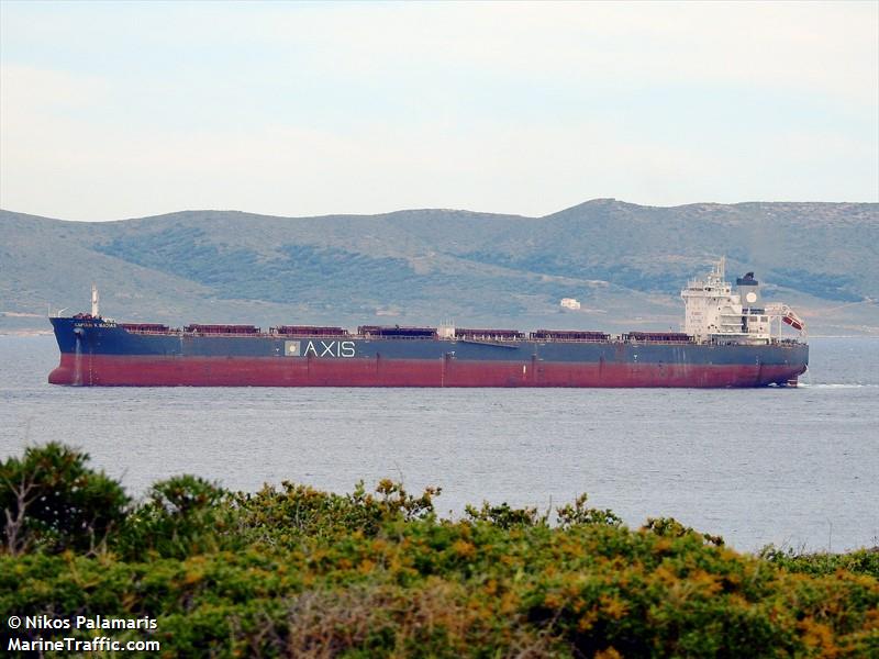 captain v. madias (Bulk Carrier) - IMO 9617351, MMSI 636021528, Call Sign 5LEJ6 under the flag of Liberia