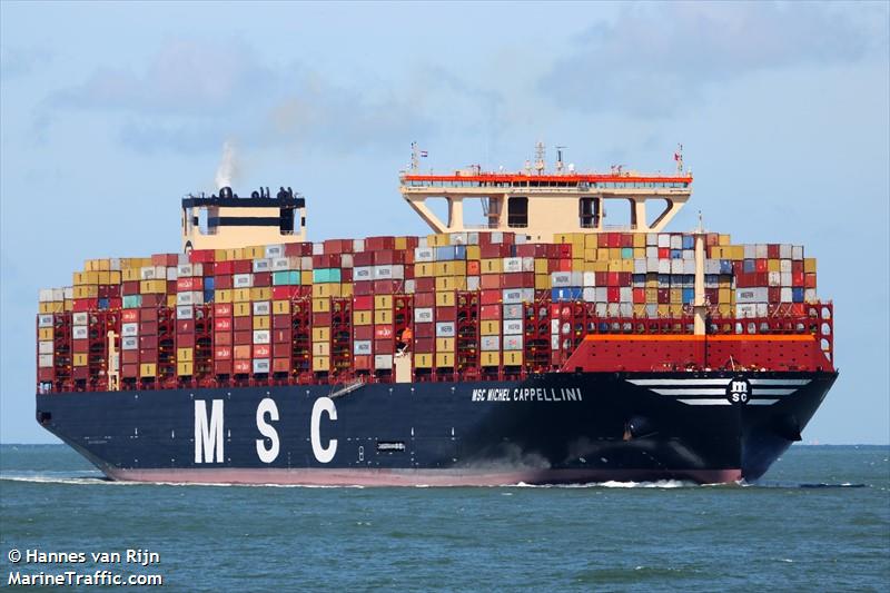 msc michelcappellini (Container Ship) - IMO 9929431, MMSI 636022604, Call Sign 5LJP6 under the flag of Liberia