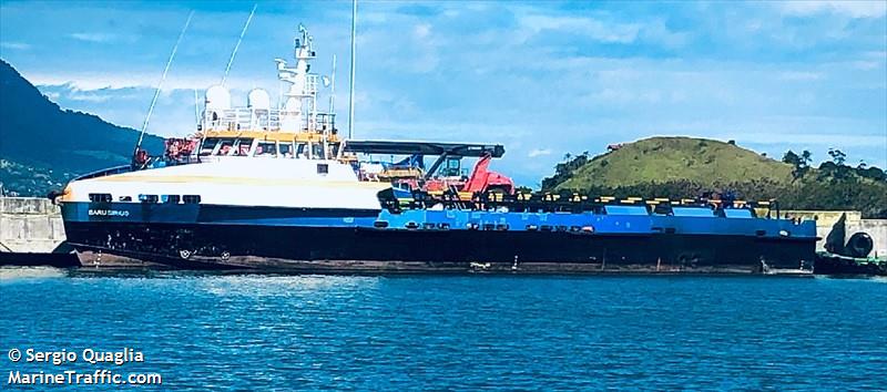 baru sirius (Offshore Tug/Supply Ship) - IMO 9659608, MMSI 710029480, Call Sign PO2569 under the flag of Brazil