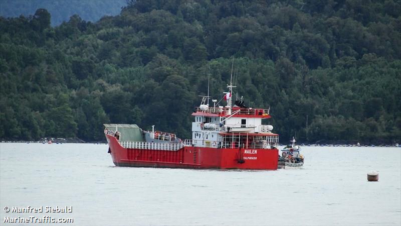 mailen (Passenger/Ro-Ro Cargo Ship) - IMO 8902204, MMSI 725001080, Call Sign CB3811 under the flag of Chile